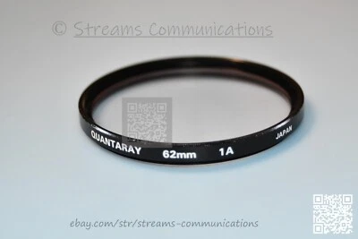 Quantaray 62mm UV Skylight Glass Filter Japan - Image 1 of 3