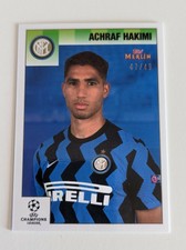 Achraf Hakimi Topps Merlin Heritage 95 Blue Parallel 47/49 2020/21 Inter Milan