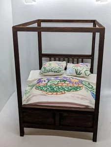 1/12 scale dolls house furniture 4 poster bed Kit - Picture 1 of 6