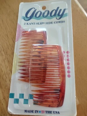  De colección Goody 2 Kant - Peines laterales deslizantes color tortuga 3" artículo #561 1989 nos  Foto 1 de 4