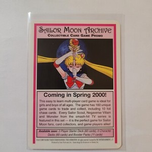 2000 Dart Sailor Moon CCG Sailor Moon Archive promo card