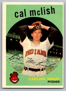 1959 TOPPS #445 CAL McLISH INDIANS - Picture 1 of 3