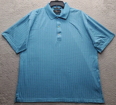 Camisa Polo de Golf Greg Norman Para Hombres 2XL Multi Cuadros Mercerizada Rendimiento Popover Foto 1 de 4