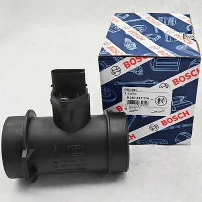 Sensor de flujo de masa de aire 0280217114 compatible con Bosch Mercedes-Benz C230 SLK230 NUEVO Foto 1 de 4