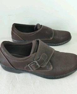 Eastland Womens Sherri Slip On Shoes Brown Tumbled Size 10M US - Picture 1 of 11