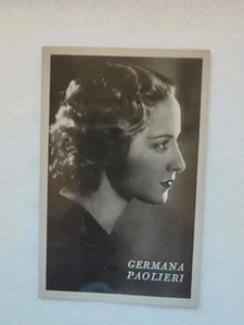 DEUTSCHE PAOLIERI SCHAUSPIELERIN FOTO BILDKARTE in schwarz-weiß  - Bild 1 von 2