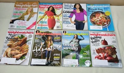 Weight Watchers Magazine Lot of 8 Issues 2010-2016 Foto 1 de 4