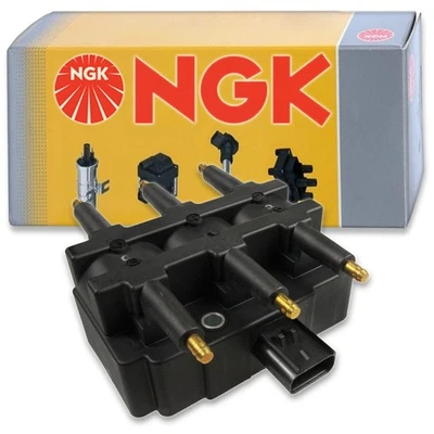 1 pc NGK Ignition Coil for 1997-2003 Dodge Ram 3500 8.0L V10 - Spark Plug pn - Image 1 of 4