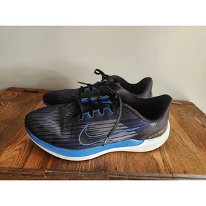 Nike Air Winflo 9 Mens Running Shoes Obsidian Blue Marina Sz 11 - Picture 1 of 9