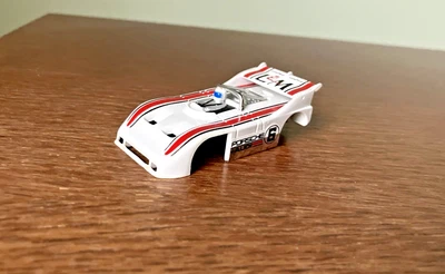 Nuevo de Lote Antiguo Aurora AFX Porsche 510k Can Am Slot Carrocería de Coche con Calcomanías Impresión Térmica Foto 1 de 4