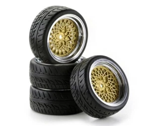 Carson 500900551 - 1:10 Roues Sc Style Classique Ch/Or (4) - Neuf - Photo 1/1