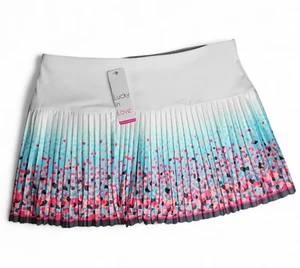 NWT Lucky in Love Pleated Skirt Skort Tennis Pickle Ball Golf Women's Size XL - Picture 1 of 8