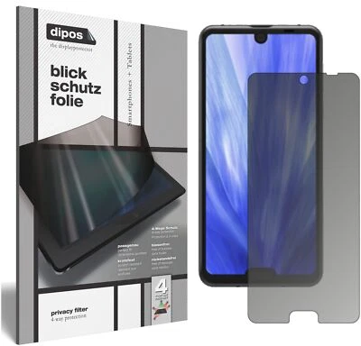 Screen Protector for Sharp Aquos R3 Privacy Filter 4-Way Protection dipos - Image 1 of 4