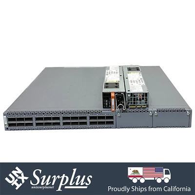 24 Port 40GbE QSFP+ Juniper Spine-Leaf Data Center Switch Dual PSU No Rails - Image 1 of 4