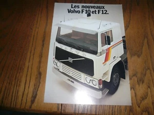 Volvo F10 F12 Sales Brochure - Vintage - French Language - Picture 1 of 5