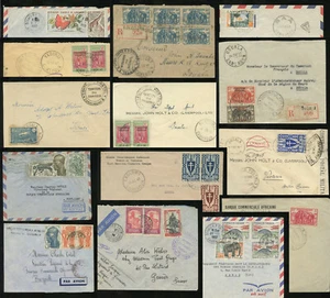 FRANCE COLONIES AFRICA CAMEROON COVERS + WW2 CENSORED AIRMAIL etc..PRICED SINGLY - Picture 1 of 29