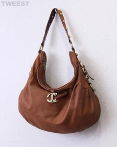 Vintage Just Cavalli Shoulder Messenger Bag Brown - Bild 1 von 14