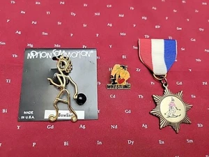 Vintage Sports Pin Lot - Picture 1 of 7
