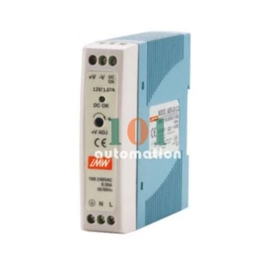1PCS NEW FOR MVV+MING WEIL Rail switching power source MDR-20-12 12V/1.67A - Image 1 of 3