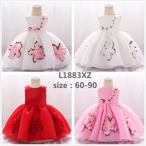 Girls Unicorn Princess Dress Flower Birthday Halloween Wedding Gown Party  - Picture 1 of 36