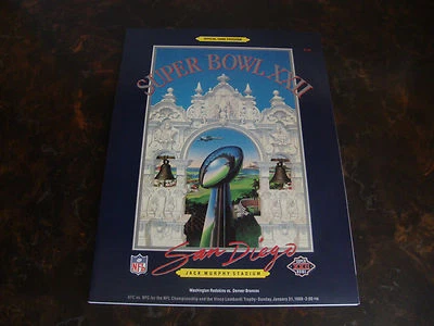 Programa Super Bowl XXII - 31 de janeiro de 1988, Washington Redskins, Denver Broncos - Imagem 1 de 4