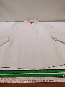 Vintage VIP French Cook Chef Doctor Surgeon Jacket White Lab Coat - Made In USA - Picture 1 of 15
