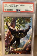 1994 Marvel Masterpieces  #8 BLACK PANTHER PSA 9 MINT  Fresh trading card