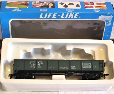 LIFE-LIKE 8588 HO Scale 42' OPEN Steel Gondola "E.J.&E." - Image 1 of 4