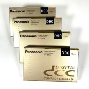 Panasonic D90 Digital Compact Cassette Tape DCC New Factory Sealed Lot of 4