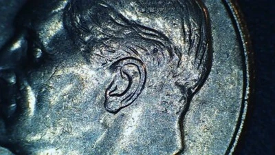 Error Coin - 1997 D Roosevelt Dime - Doubled Ear - Image 1 of 4