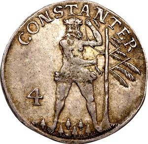 1705 German States Brunswick Wolfenbuttel 4 Mariengroschen, NGC AU 53, Germany - Picture 1 of 3