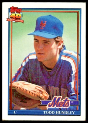 1991 T0PPS #457 TODD HUNDLEY NEW YORK METS - Image 1 of 2