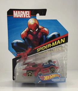 Rare- 2017 Hot Wheels Marvel Character Car, Spider-Man -  (BDM71) - Picture 1 of 3