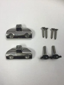 WINDSHIELD MOUNT-BIMINI MOUNTING FITTINGS FOR ROUND TUBE BIMINI TOP (PAIR) - Picture 1 of 1