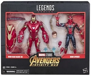 Hasbro Marvel Legends Series Avengers Iron Man und Iron Spider E6341 15 cm Neu - Bild 1 von 9