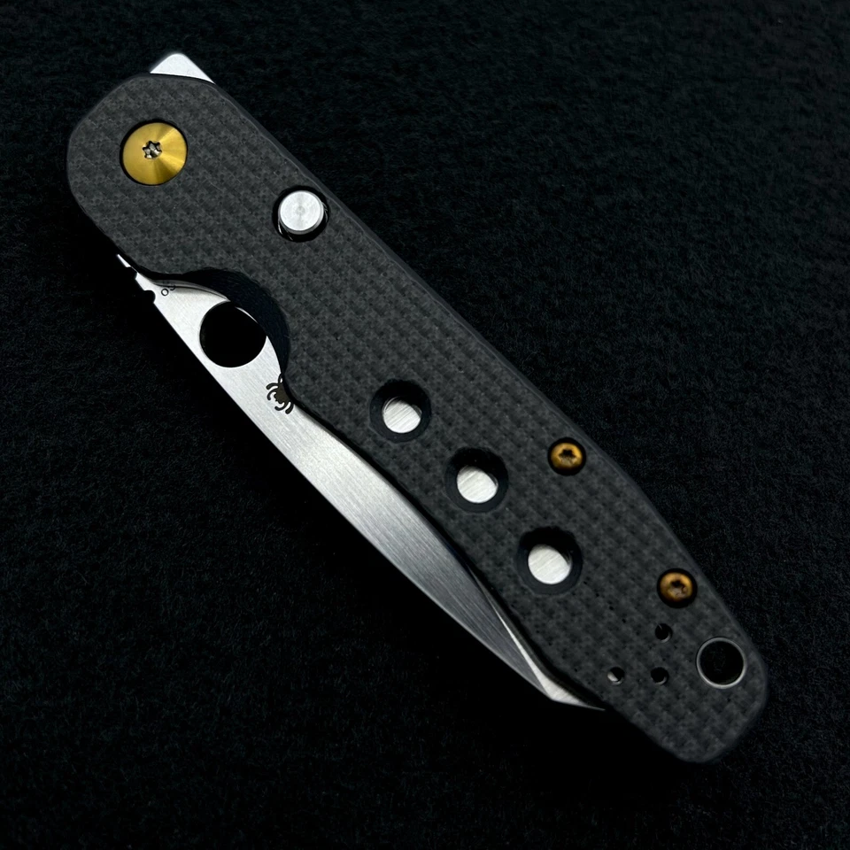 BLADESWELOVE (NO KNIFE) - Titanium Screw sets for Spyderco Smock C240CFP - 4 colors New CQI