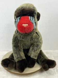 Baboon 2001 Ty Beanie Buddies Collection Plush Monkey 14" Realistic Toy Stuffed - Picture 1 of 13
