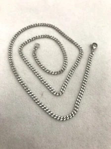 Stainless Steel 3mm Curb Link 18"  Chain Necklace  - Picture 1 of 6