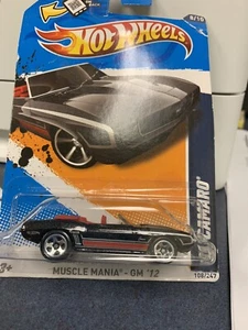 Hot Wheels '69 Camaro Convertible schwarz 2012 Muscle Mania neu auf Karte - Bild 1 von 1