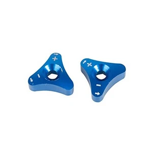 Tusk Billet WP Fork Adjuster Knobs Blue For HUSQVARNA FC 250 2014-2016 - Picture 1 of 4