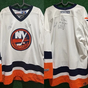2008 CCM NHL New York Islanders Autographed Jersey Satan, Ruslan, Park, Wade XL - Bild 1 von 14
