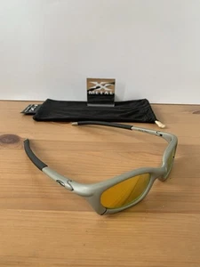 Vintage Oakley Mag Four Plasma Fire Irid Sunglasses Like Penny Romeo Juliet Y2K - Picture 1 of 24