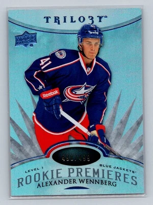 2014-15 Upper Deck Trilogy #120 Alexander Wennberg /499 RC Columbus Blue Jackets - Image 1 of 2