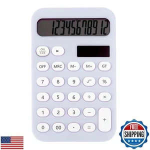 Small Calculator Basic Calculator Cute School Supplies for Girls Purple Desk - Picture 1 of 5