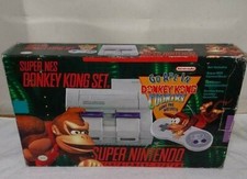 ENSEMBLE SNES SUPERNES SUPERNINTENDO DONKEY KONG ÉTATS-UNIS RARE NEUF JAMAIS UTILISÉ