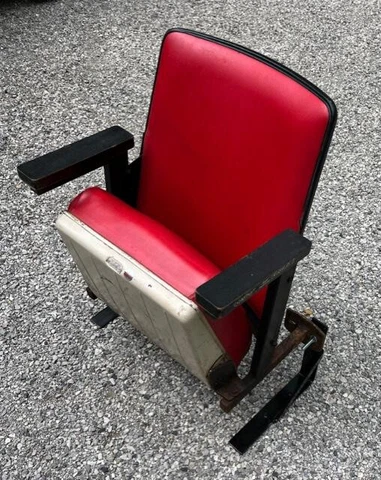 Joe Louis Arena FULL SINGLE FREE STANDING SEAT Detroit Red Wings + Hologram  COA Cover