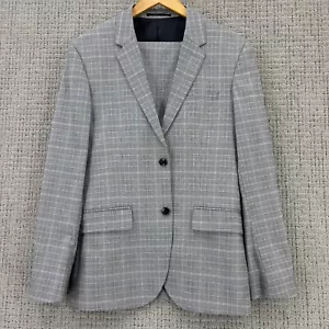 Traje H&M ajustado a cuadros (chaqueta 38R, pantalones 32R) - Imagen 1 de 11