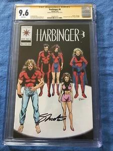 Harbinger #6 - Valiant - CGC SS 9.6 NM+ - Signed by Jim Shooter - Pre-Unity - Picture 1 of 4