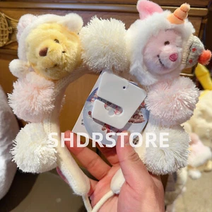 Disney Auténtico 2024 Winnie The Pooh Invierno Oreja Diadema Shanghai Disneyland - Imagen 1 de 2