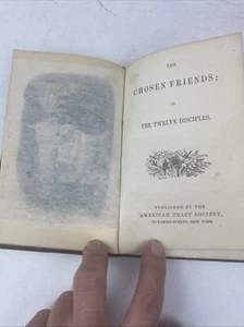 Antique The Chosen Friends or the Twelve Disciples American Tract Soc. HC Small - Picture 1 of 13